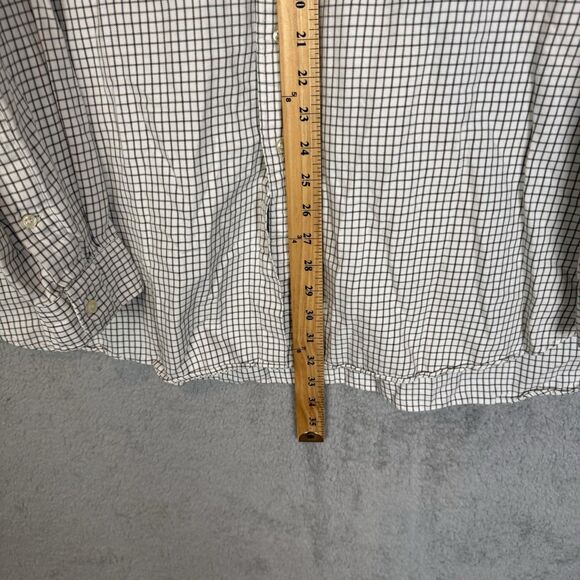 Ralph Lauren Shirt Mens 3XLT Cream Check Long Sleeve Button Down Classic Fit - Picture 6 of 8